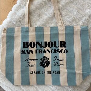 Sézane NEW Striped Tote Bag
